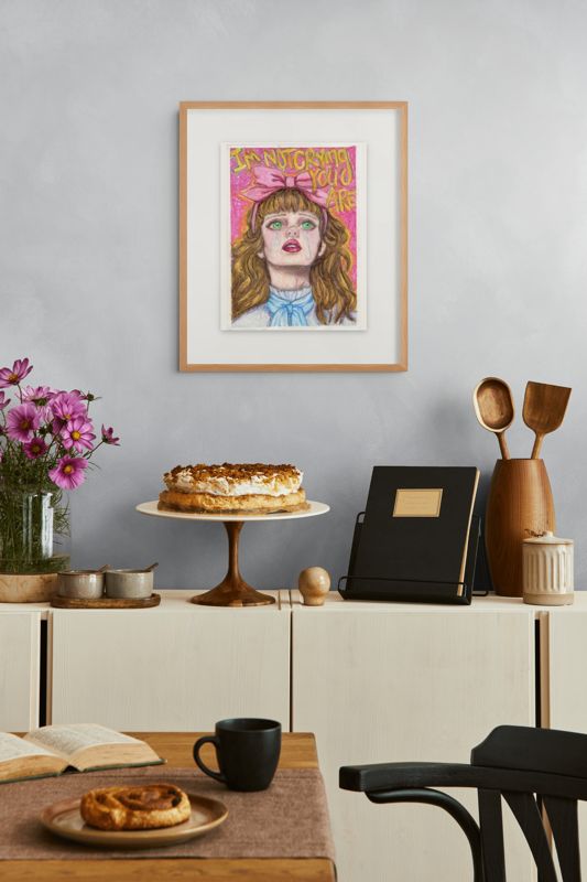 The Empath framed on a wall