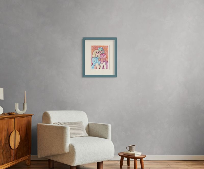 The Philosopher framed on a wall